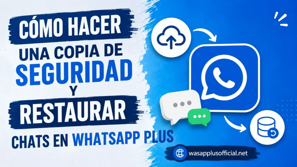 Cómo Hacer una Copia de Seguridad y Restaurar Chats en WhatsApp Plus